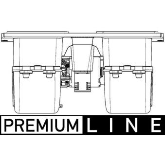 Pulseur d'air habitacle MAHLE AB 175 000P