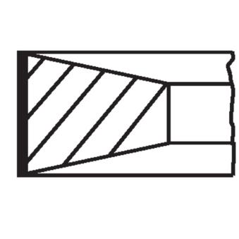 Jeu de segments de pistons MAHLE 229 04 N0