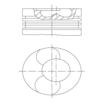 Piston MAHLE 229 07 00