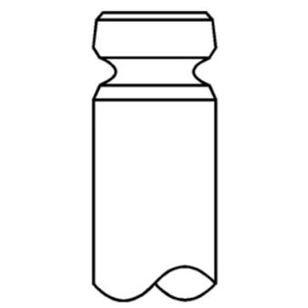 Soupape d'admission MAHLE 227 VE 31032 000