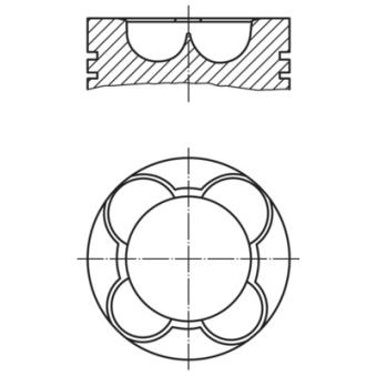 Piston MAHLE 227 PI 00141 000