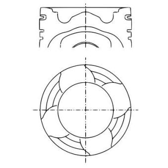 Piston MAHLE 227 PI 00142 000
