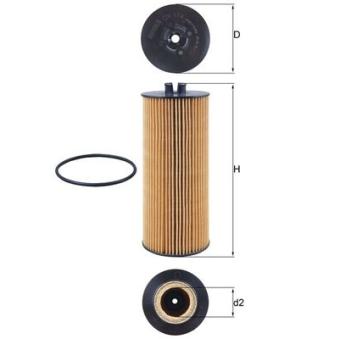 Filtre à huile MAHLE