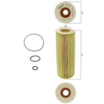 Filtre à huile MAHLE