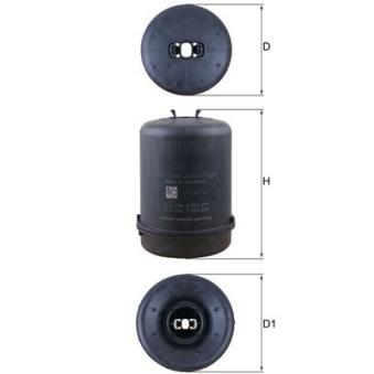 Filtre à huile MAHLE OZ 10