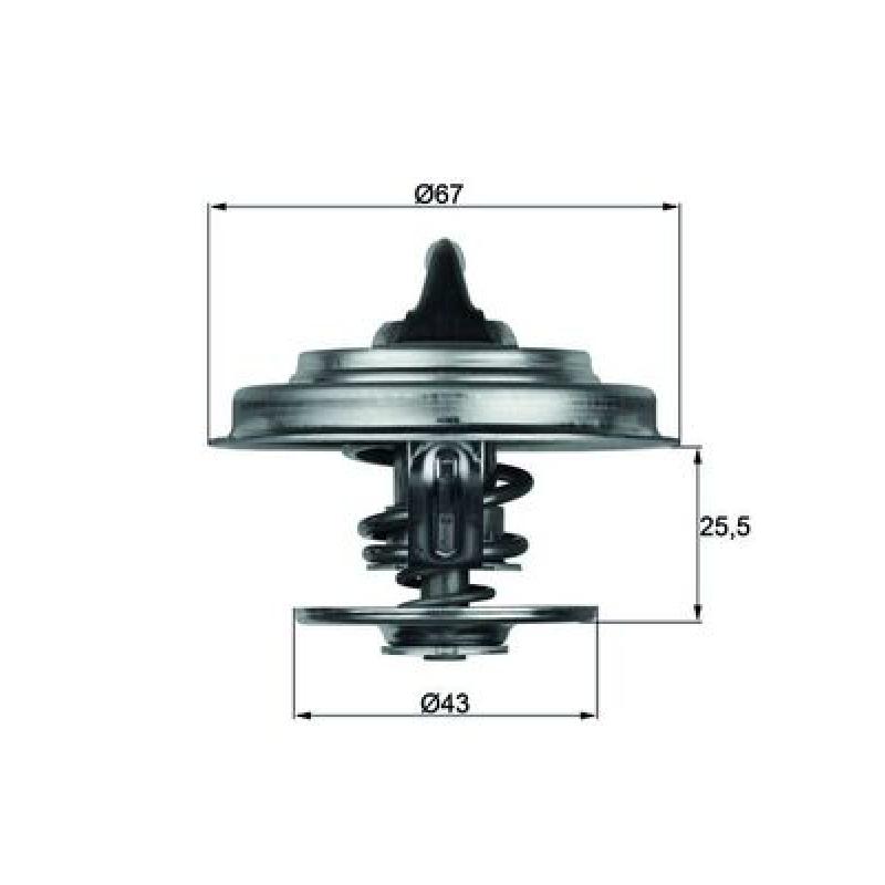 Thermostat d'eau MAHLE TX 18 71D - Visuel 1