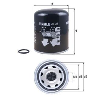 Cartouche de dessicateur, système d'air comprimé MAHLE