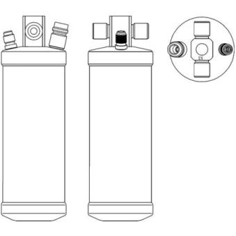 Filtre déshydratant, climatisation MAHLE AD 73 000S