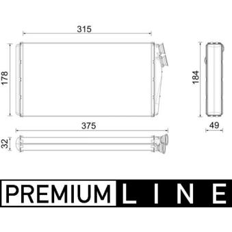 Système de chauffage MAHLE AH 295 000P