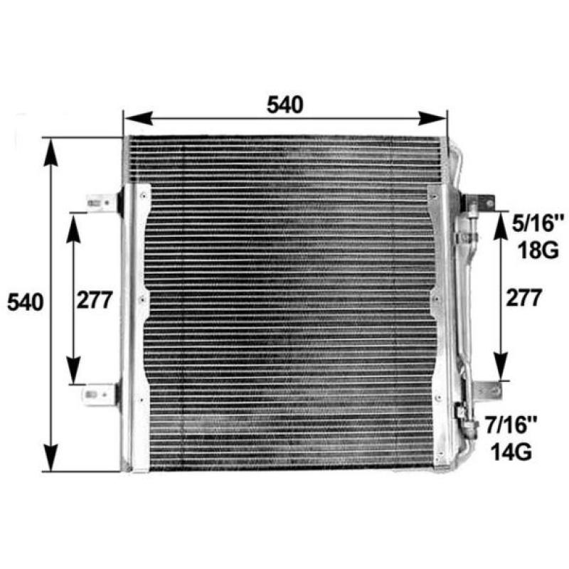 Condenseur, climatisation MAHLE AC 284 000P - Visuel 1
