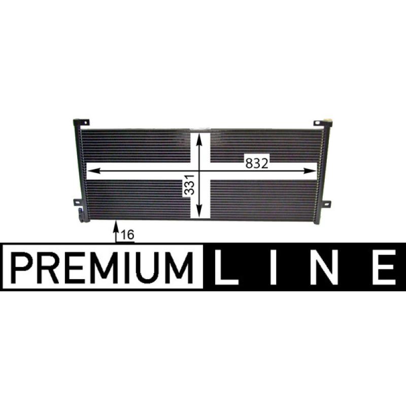 Condenseur, climatisation MAHLE AC 884 000P - Visuel 1