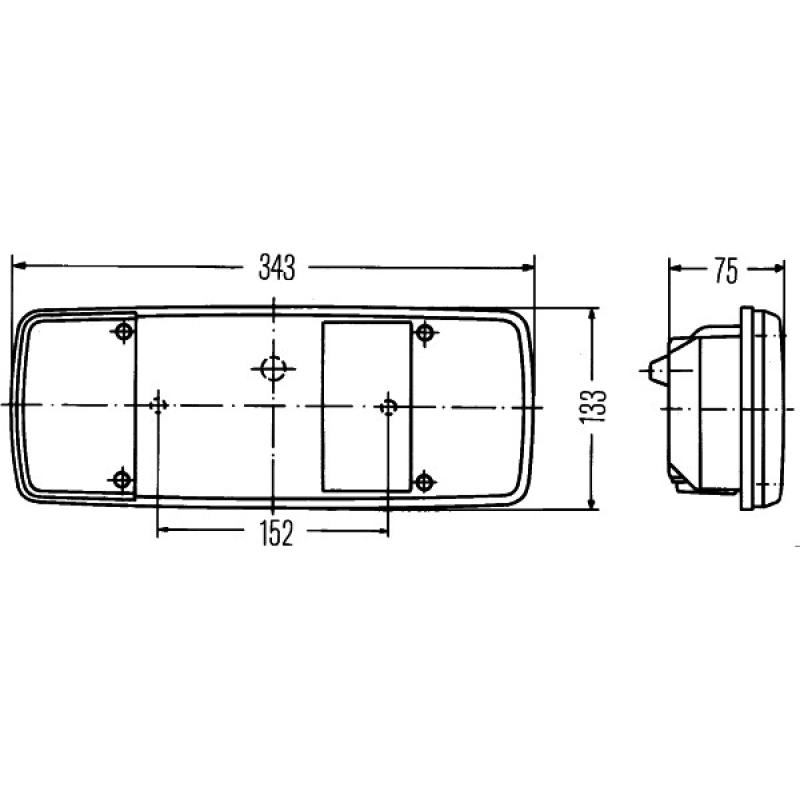 Feu arrière HELLA 2VP 003 567-121 - Visuel 2