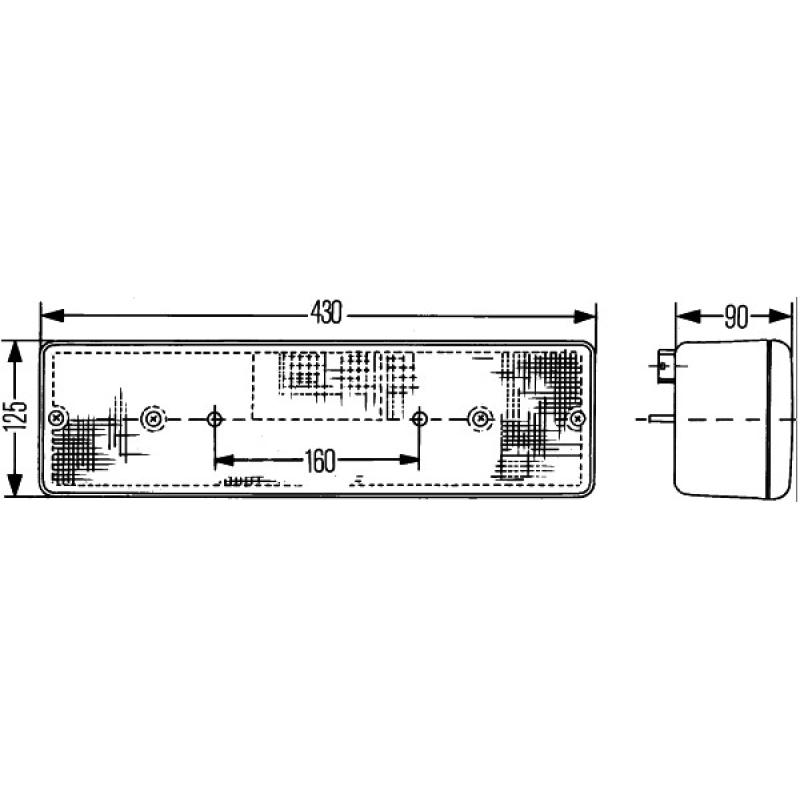 Feu arrière HELLA 2SK 005 883-021 - Visuel 2