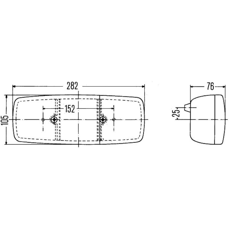 Feu arrière HELLA 2SD 001 699-061 - Visuel 2