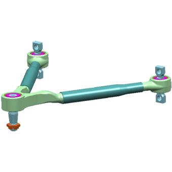 Triangle ou bras de suspension (train avant) LEMFORDER 39655 01