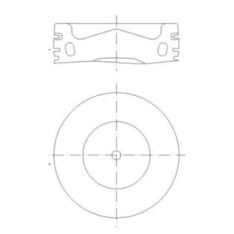 Piston MAHLE 001 PI 00192 000