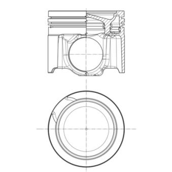 Piston MAHLE 001 PI 00197 000