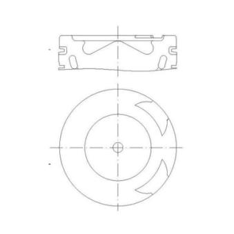 Piston MAHLE 001 PI 00186 000