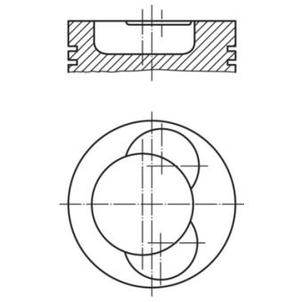 Piston MAHLE 004 50 00