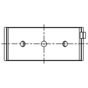Coussinet de vilebrequin MAHLE 007 HL 20572 210