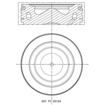 Piston MAHLE 007 PI 00104 000