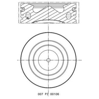 Piston MAHLE 007 PI 00106 000