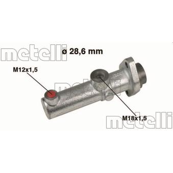 Maître-cylindre de frein METELLI 05-0152