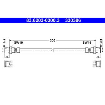 Flexible de frein ATE 83.6203-0300.3
