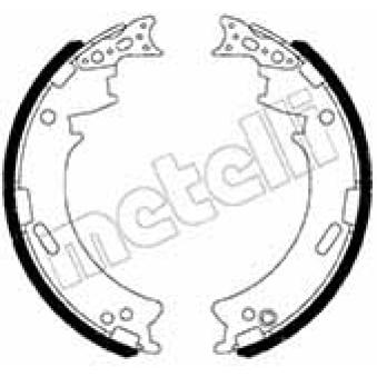 Jeu de mâchoires de frein METELLI 53-0661