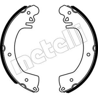 Jeu de mâchoires de frein METELLI 53-0548