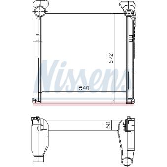 Intercooler, échangeur NISSENS 97007