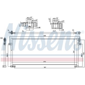 Condenseur, climatisation NISSENS 940493
