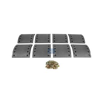 Kit de garnitures de frein, frein à tambour DT