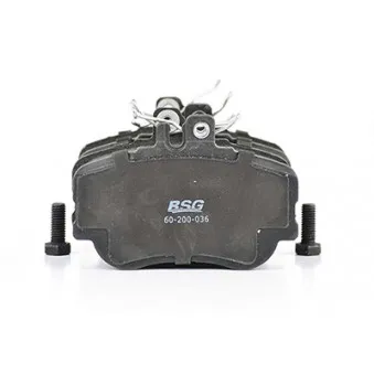 Jeu de 4 plaquettes de frein avant BSG