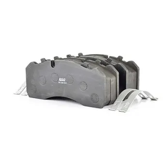 Jeu de 4 plaquettes de frein avant BSG