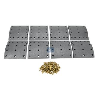 Kit de garnitures de frein, frein à tambour DT 2.94054