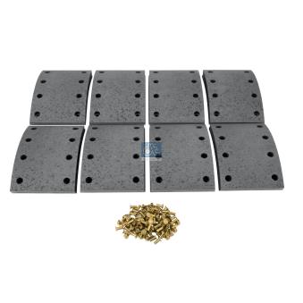 Kit de garnitures de frein, frein à tambour DT 2.94050