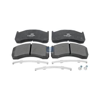 Jeu de 4 plaquettes de frein arrière DT 2.94074