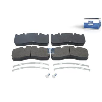 Jeu de 4 plaquettes de frein arrière DT 2.94096