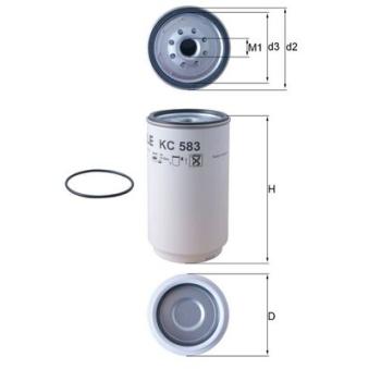 Filtre à carburant KNECHT KC 583D