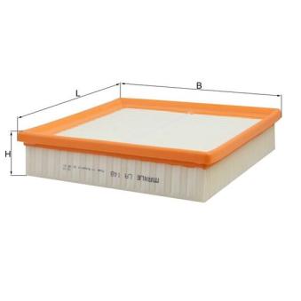 Filtre, air de l'habitacle KNECHT LA 148