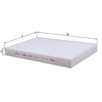 Filtre, air de l'habitacle KNECHT LA 1162