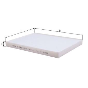 Filtre, air de l'habitacle KNECHT LA 1163