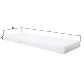 Filtre, air de l'habitacle KNECHT LA 1683