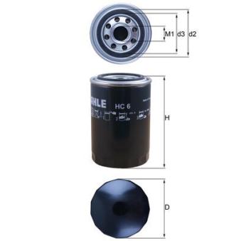 Filtre, système hydraulique de travail KNECHT HC 6