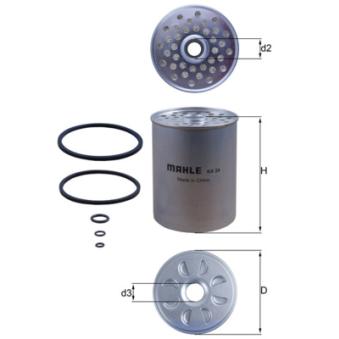 Filtre à carburant KNECHT KX 24D