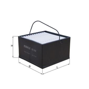 Filtre à carburant KNECHT KX 332