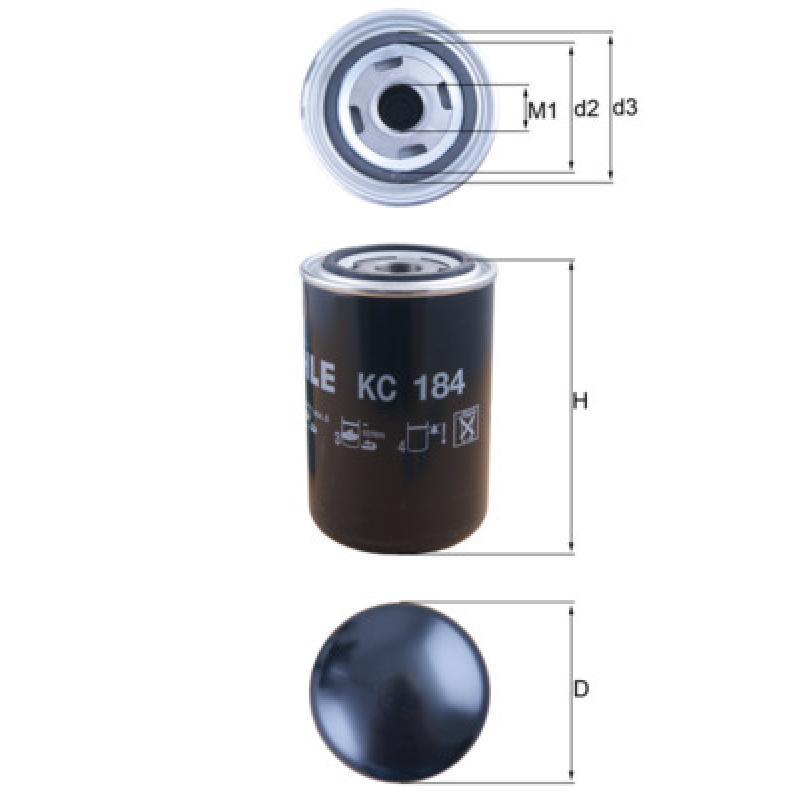 Filtre à carburant KNECHT KC 184 - Visuel 1