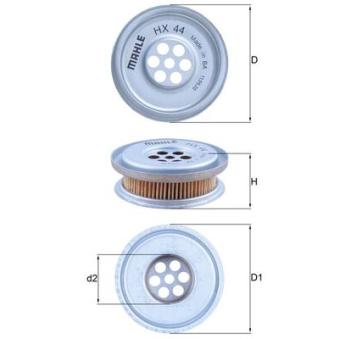 Filtre hydraulique, direction KNECHT