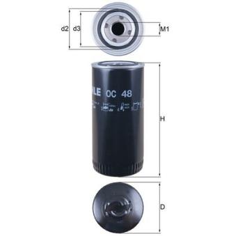 Filtre à huile KNECHT OC 48